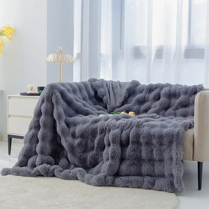 Couverture d'hiver moelleuse pour le confort