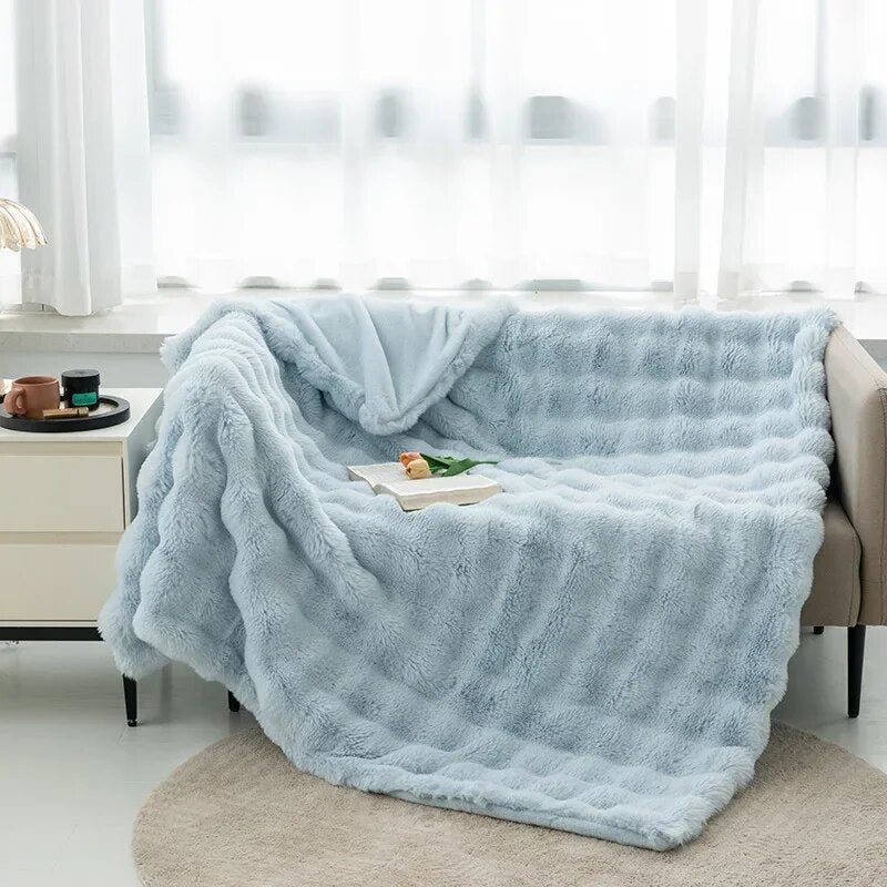 Couverture d'hiver moelleuse pour le confort