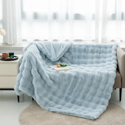 Couverture d'hiver moelleuse pour le confort