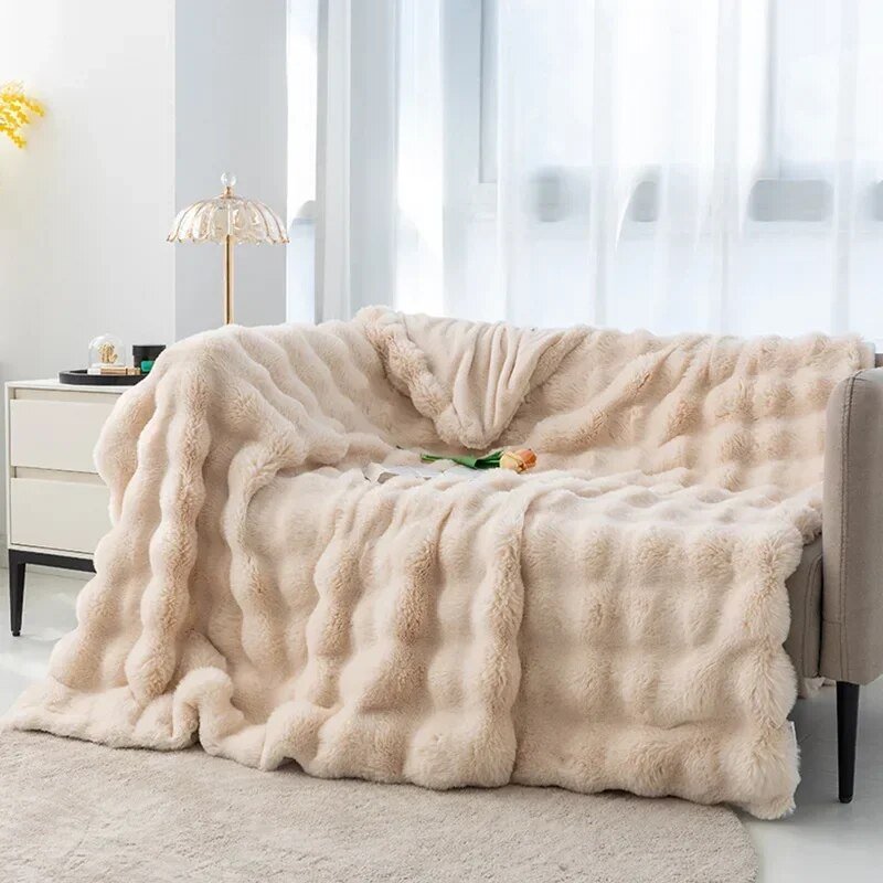 Couverture d'hiver moelleuse pour le confort