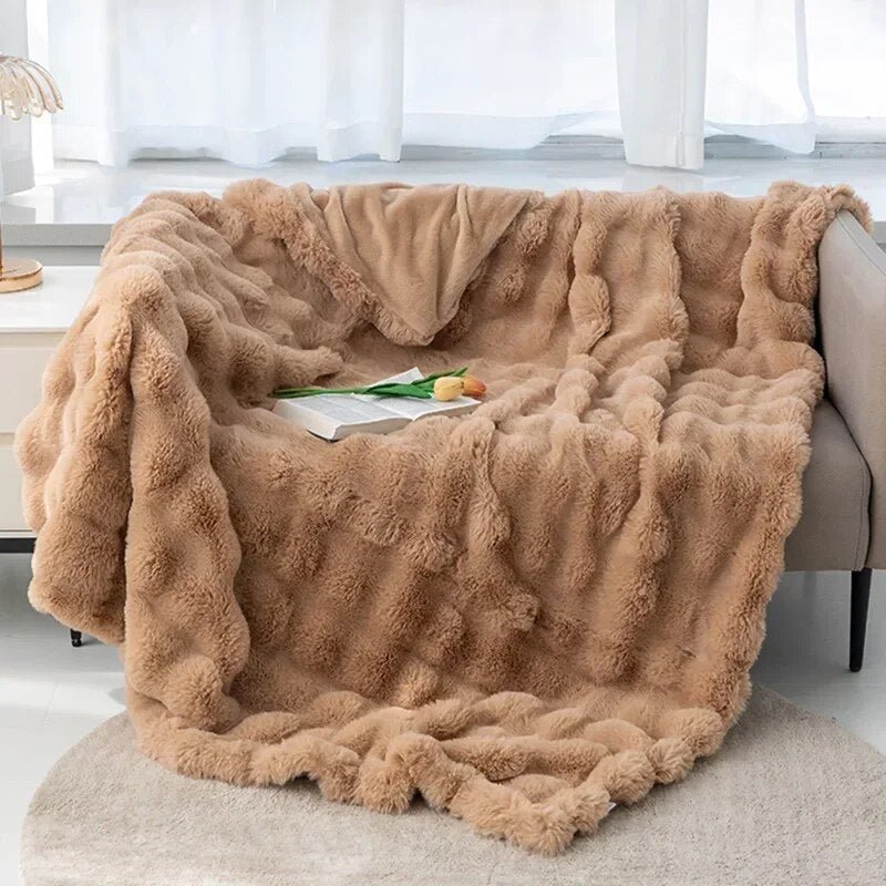 Couverture d'hiver moelleuse pour le confort