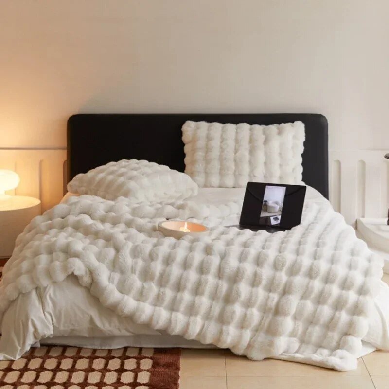 Couverture d'hiver moelleuse pour le confort