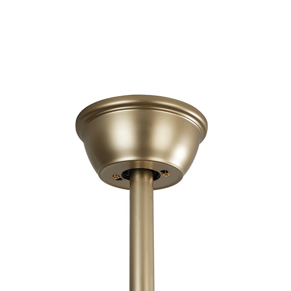 Ventilateur de plafond moderne avec lumière en cristal