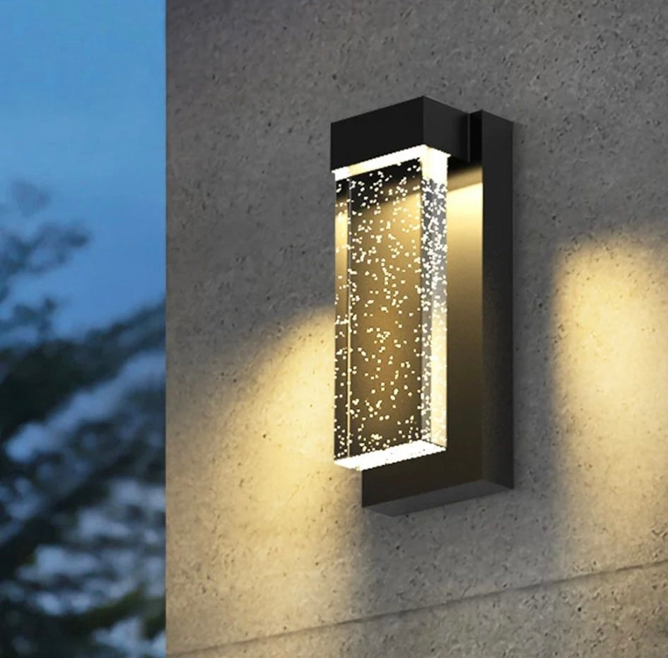 Applique murale extérieure LED Bubble Crystal