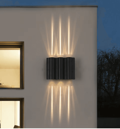 Applique murale extérieure moderne à plusieurs têtes
