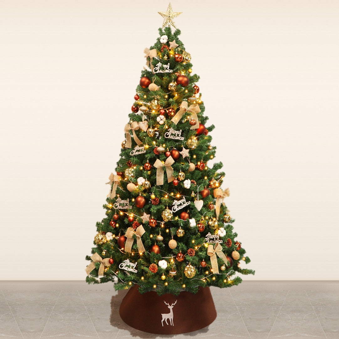 Sapin de Noël artificiel style coton nordique Canelle