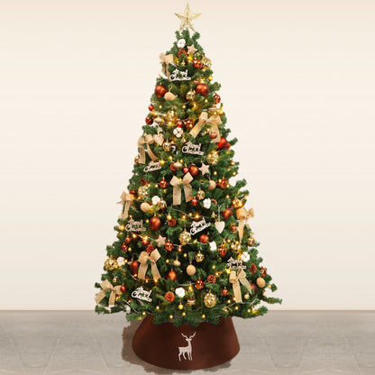 Sapin de Noël artificiel style coton nordique Canelle