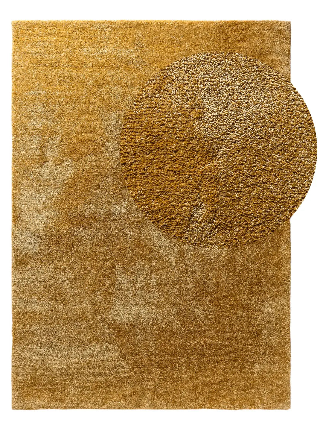 Tapis moderne lavable à poils longs