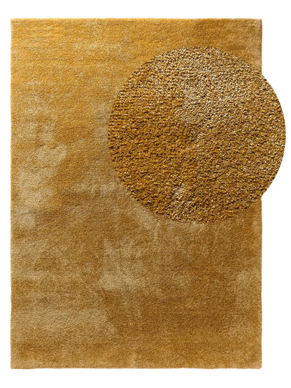 Tapis moderne lavable à poils longs