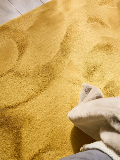 Tapis en fausse fourrure lavable